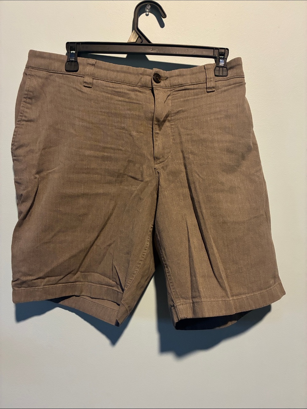 Men’s Classic Cotton Blend Shorts - Brown